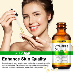 ATOANY Vitamin E Oil used on the body after shower for deep moisture