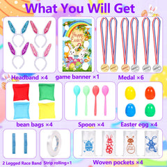 Atonofun bunny ears headbands brighten Easter outfits