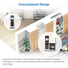 AT&T BL102 answering system with up to 22 minutes of messages.