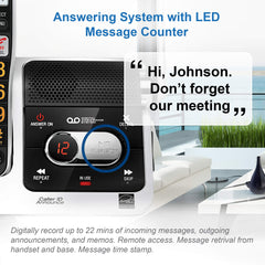 AT&T BL102 caller ID announcer speaks caller name aloud.