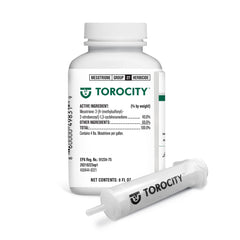 Atticus Torocity bottle pour showing easy mixing for lawn weed control