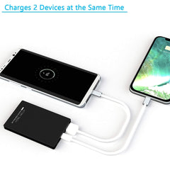 Attom Tech compact charger with USB-C and USB-A ports.