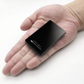 Attom Tech dual USB power bank front view for on-the-go charging.