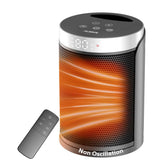 AUBKN space heater in a compact-design warms a small room efficiently.