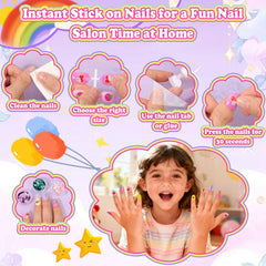 Audab mini press-on nails with 200+ designs for mix-and-match fun.