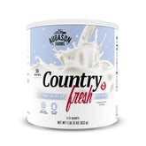 Augason Farms Country Fresh milk can for long-term pantry storage.