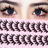 AUGENLI manga lashes 16mm spiky for cosplay drama and bold eyes