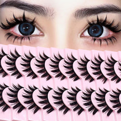 AUGENLI manga lashes 16mm spiky for cosplay drama and bold eyes