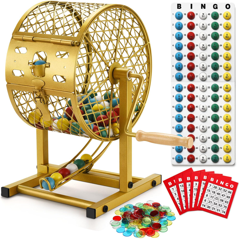AugFir bingo cage with stable base supports smooth, steady gameplay during busy nights.