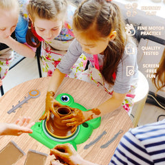 Aujazyble kid-friendly brushes and sculpting tools for precise shaping
