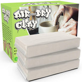 Aujazyble air dry clay packaging ideal for classroom crafts and easy sculpting