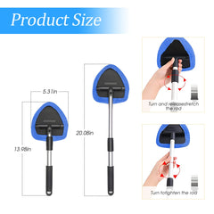 AUKEPO cleaning tool with 180-degree rotating head for corners.