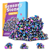 Aukit 550pcs fidget toys on desk for focused sensory play.