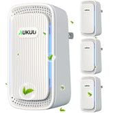 AUKUU air ionizers compact plug white enhances space-saving purification.