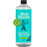 Aunt Fannie's ultra-concentrated floor cleaner bottle with eucalyptus scent for easy, streak-free mopping