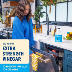 Aunt Fannie's cleaner for stainless steel removes grease and smudges.