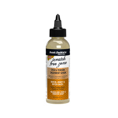 Aunt Jackie's Braid + Twist Serum bottle for protective styles provides soothing scalp care