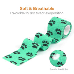 AUPCON Vet Wrap breathable nonwoven material supports healing while staying comfortable.