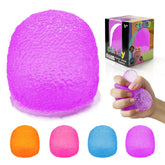 AuraGlaze squishy fidget blue – soft stress-relief toy for desk use.