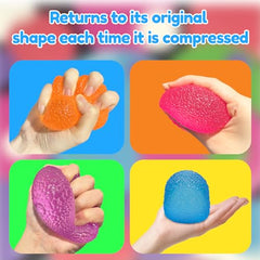 AuraGlaze squishy fidget orange – portable squeeze relief while on the go.