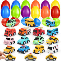 AuroTops Easter eggs filled with die-cast cars for an exciting Easter egg hunt