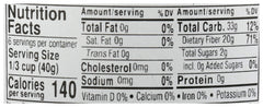 Aurora Organic Dried Cranberries certification seal signals organic sourcing