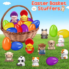AuroTops farmer puppet with animal set encourages farm-themed storytelling.