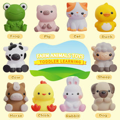 AuroTops finger puppet animals like chicken and pig for hands-on learning.