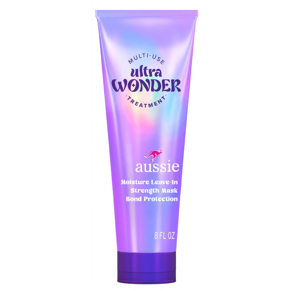 Aussie Ultra Wonder Treatment bottle pour for easy, even application.