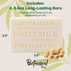 Australian Botanical Soap shea butter cream swatch highlights hydration