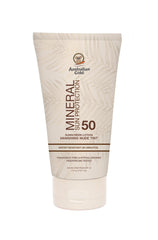 Australian Gold SPF 50 Mineral Sunscreen Vanishing Nude Tint bottle blends with all skin tones