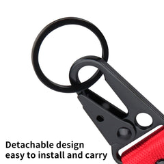 AUSZUOI polyester material key chain showing durable construction.