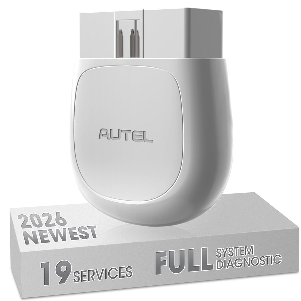 Autel AP200 pairing screen shows quick Bluetooth setup for iPhone and Android