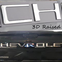 Auto Safety weather-resistant ABS tailgate badge withstands daily use.