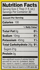 Autocrat Coffee Syrup pour-ready bottle used to flavor coffee drinks and desserts.