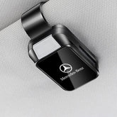 Autsop sunglasses holder clip keeps glasses secure while driving.
