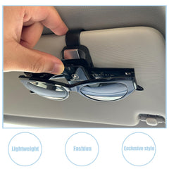 Autsop sunglasses holder visor pad protects glasses from scratches on bumpy roads.