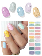 AutyaMee colorful stone nail strips for salon-style nails at home.