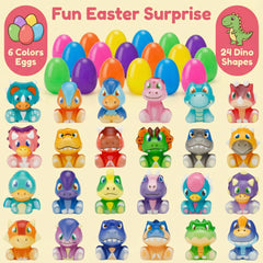 AUUGUU dinosaur squishy toys provide soft squeezable fun during playtime.