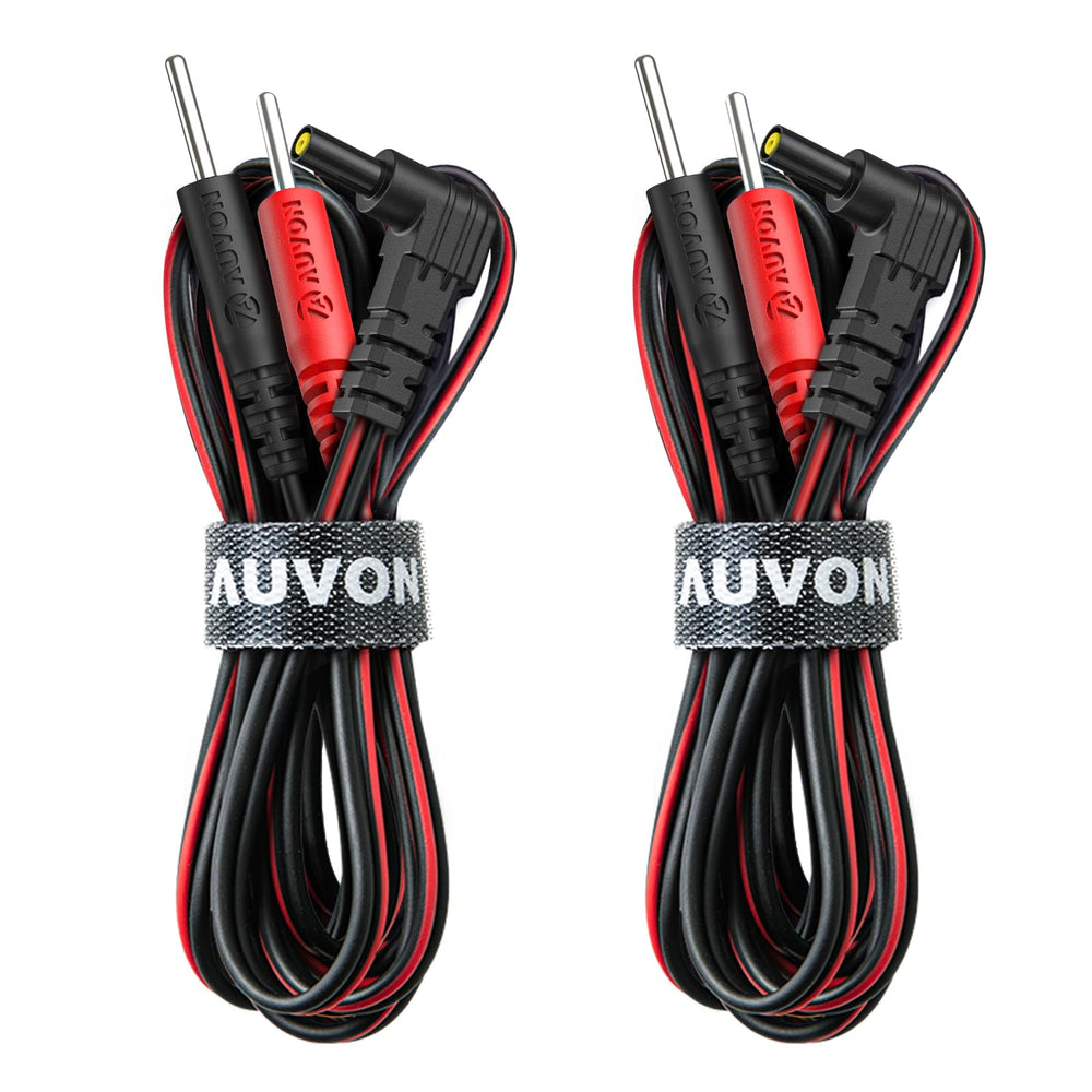 AUVON lead wires with 2mm pins for stable current.