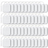 AUVON TENS pads 2x2 inch close-up showing strong self-adhesion for stable wear.