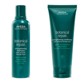 AVEDA Botanical Repair shampoo bottle showing gentle cleansing for strengthened hair