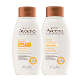 Aveeno Apple Cider Vinegar Shampoo bottle demonstrates a clarifying cleanse for oily hair.