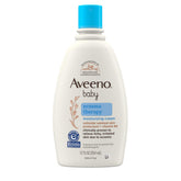 Aveeno Baby Eczema Therapy Cream tub front view for easy baby application