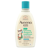 Aveeno Kids 2-in-1 bottle: gentle cleanse and detangle.