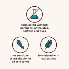 Hypoallergenic formula free from parabens, phthalates, sulfates, and dyes.