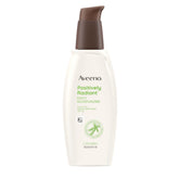 Aveeno Positively Radiant SPF 30 bottle front shows protection and radiance