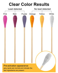 Avelis premium lead swabs for precise testing on ceramics and paint.