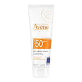Avène mineral sunscreen bottle with SPF 50 and sheer, no white cast