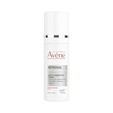 Avène Retrinal 0.05% cream tube front showing sleek packaging and focus on wrinkle care